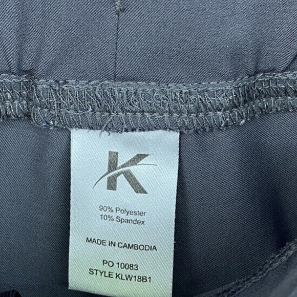 KALEA Gray Stretch Cargo Pant Scrubs KLW18B1 Medium High Waisted - Picture 10 of 10
